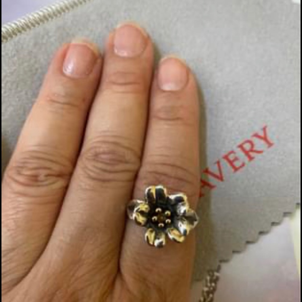 James Avery April Flower Ring - Retired